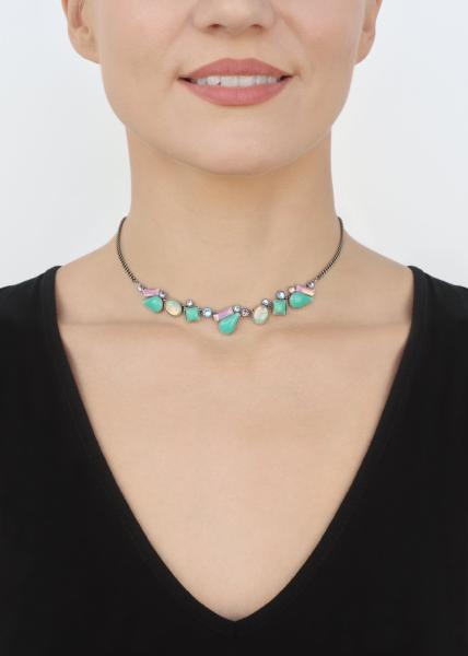 Pastel Multi - Afternoon Bling - Halskette von Konplott